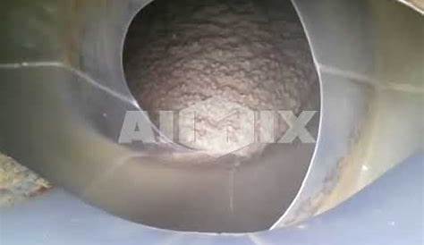 Concrete Inside The Concrete Mixer Drum - YouTube