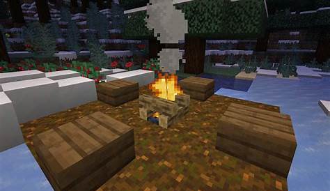 how do i make a campfire in minecraft