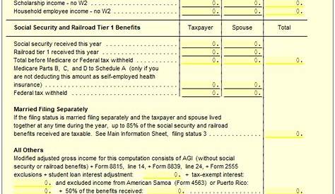 railroad retirement taxable income worksheet