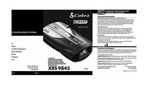 cobra cxt545 manual