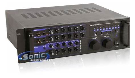VocoPro DA-3700PRO, 200W, Digital Key Control Karaoke Mixer-Amp