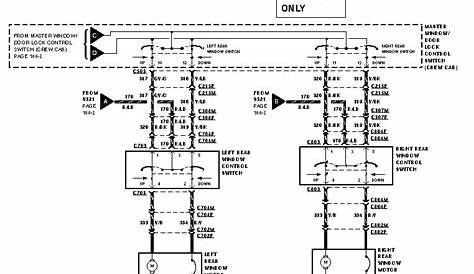 2000 ford ranger power window wiring diagram
