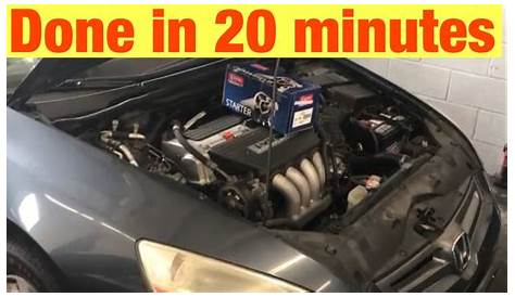 How To Replace A Starter On A 2002-2007 Honda Accord With A 2.4l Engine