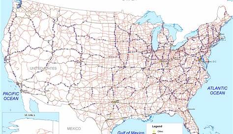 6 Best Images of United States Highway Map Printable - United States