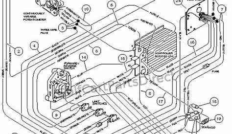 powerdrive club car wiring diagram