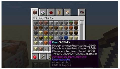 Minecraft Bow Command ./give multiple enchants - Arqade
