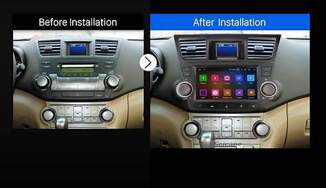 2009 2010 2011 2012-2014 Toyota Highlander Audio Upgrade