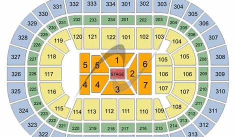 Pink Tickets | Seating Chart | United Center | Center Stage