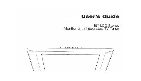 Memorex MLT1522 LCD Television Owner's Manual | Manualzz