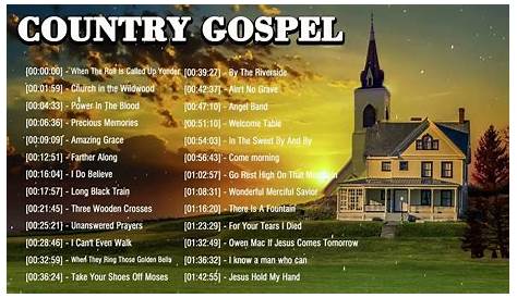 Old Country Gospel Songs Of All Time - Inspirational Country Gospel