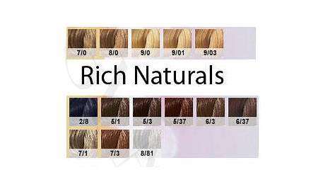 wella color touch color chart