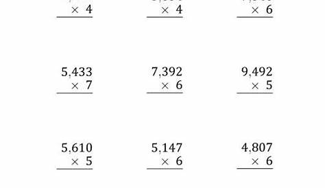 multiplication 4 digit by 4 digit