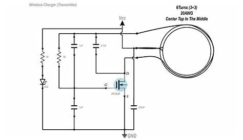 Wireless Mobile Charger Circuit Diagram