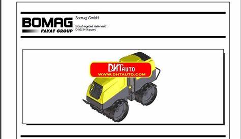 Bomag BMP 8500 electrical schematic - Heavy Equipment Workshop Manuals