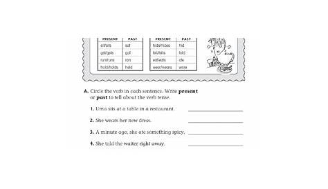 Irregular Past Tense Verbs: Grammar Practice Page | Printable Skills Sheets