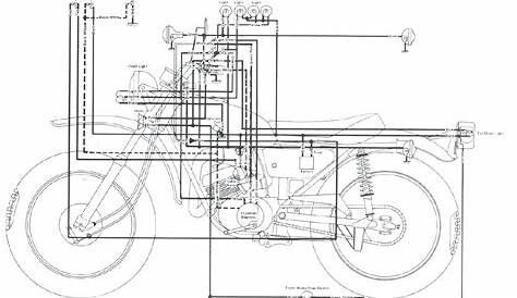 Yamaha DT250 Enduro Motorcycle Wiring Schematics