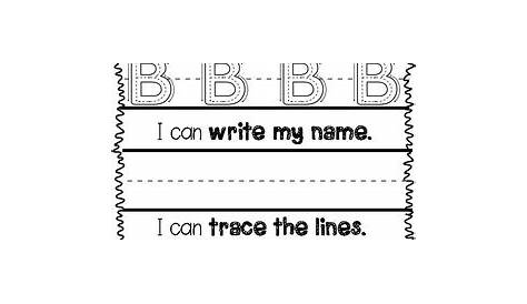 Writing Name Practice: Writing My Name (Preschool & Kindergarten)