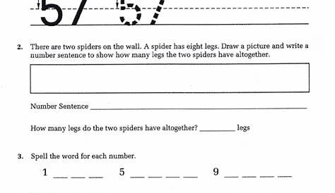 saxon math kindergarten worksheets