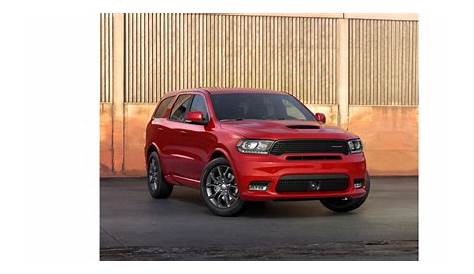 New for 2018, Dodge Durango Buyers Can Get SRT Attitude With Every