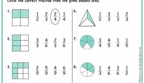 grade 3 fraction quest worksheet