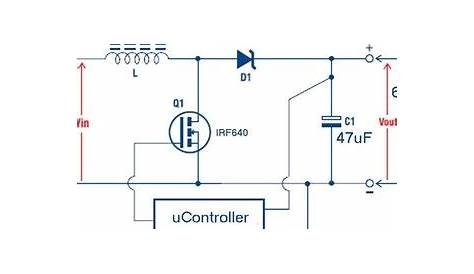 boost converter circuit diagram