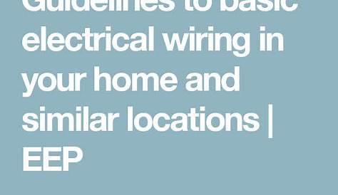 basic house wiring rules