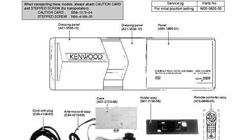 KENWOOD KDC-C515FM Service Manual download, schematics, eeprom, repair