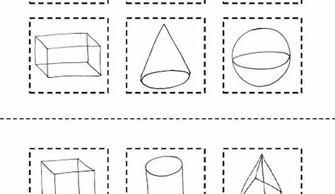shapes cut out worksheets