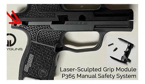 Sig P365 Manual Safety Grip Module - Gica
