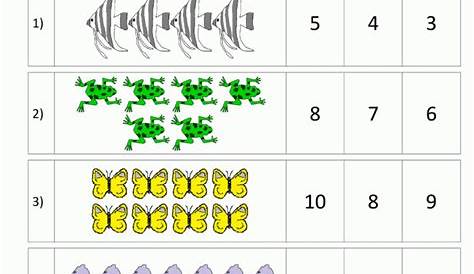 Matching Numbers: One More Worksheets | 99Worksheets