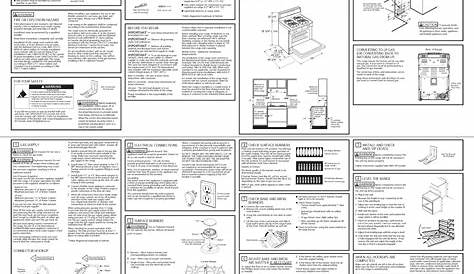 GE JGBS10DEK1BB 1404539L User Manual GAS RANGE Manuals And Guides