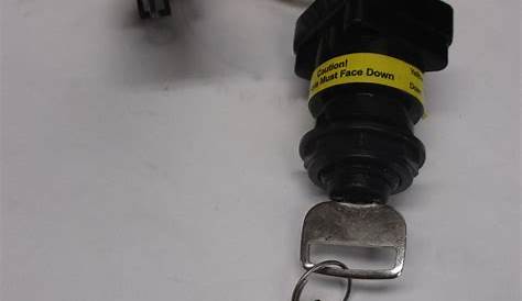 87-897716K01 Mercury Marine Outboard Boat Ignition Switch and Key 2006
