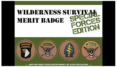 wilderness survival merit badge worksheets