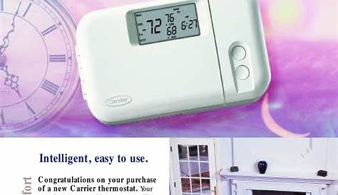 Carrier Programmable Thermostat Installation Manual