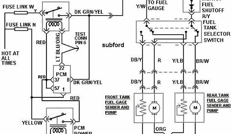 fuel tank pump wiring diagram