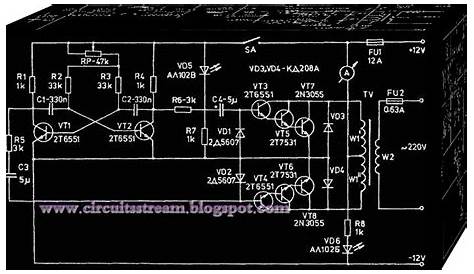 100W Inverter Circuit Diagram 12 VDC to 220VAC | Electronic Circuit