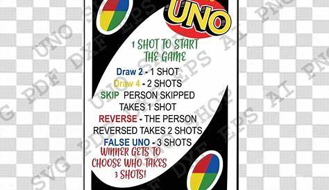 Printable Drunk Uno Rules Pdf - Printable Templates