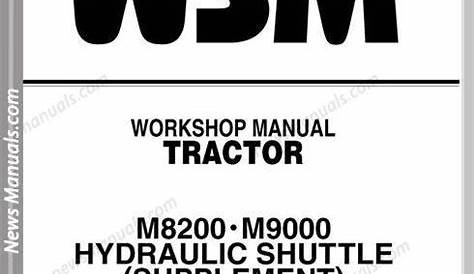 Kubota M8200 M9000 Hydraulic Shuttle Workshop Manual