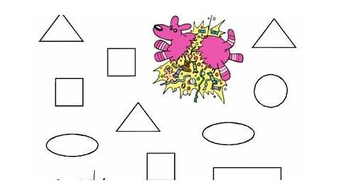 shapes and colors worksheets