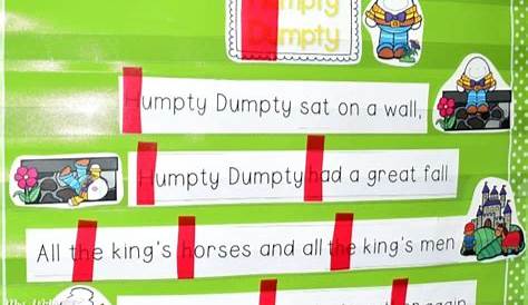 nursery rhymes lesson plans kindergarten