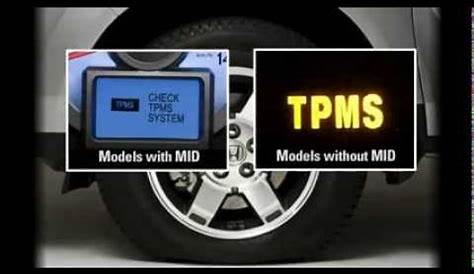 Honda's Tire Pressure Monitoring System (TPMS) Explained - YouTube