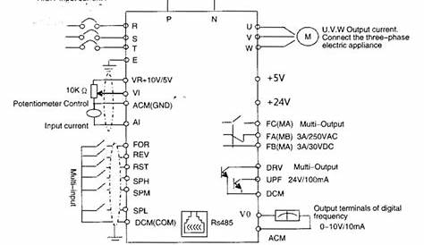 vfd control circuit diagram