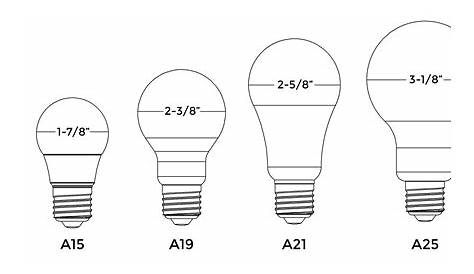 A19 Led Bulb Size • Bulbs Ideas