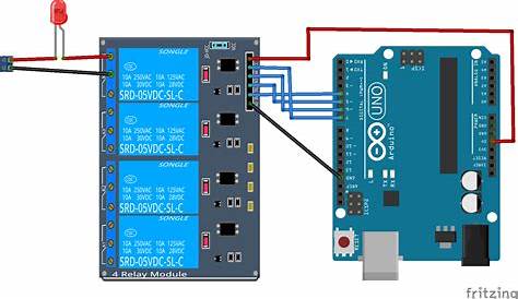 5 Volt 4 Channel Arduino Relay Module example - Arduino Learning