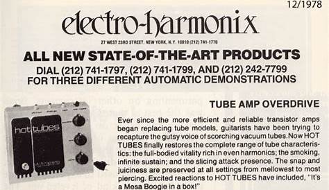 electro harmonix hot tubes schematic