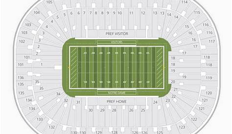 Notre Dame Stadium Seating Chart | Seating Charts & Tickets