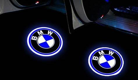 bmw door logo lights