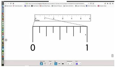 Fractions on a Ruler - YouTube