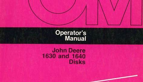 john deere 1330se manual