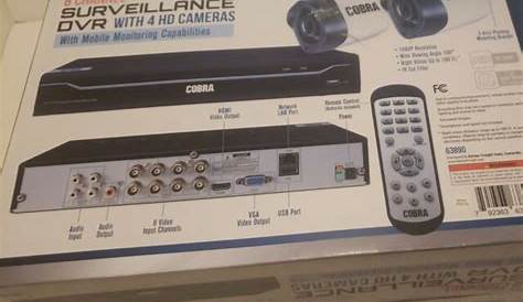 cobra 8 channel surveillance dvr manual